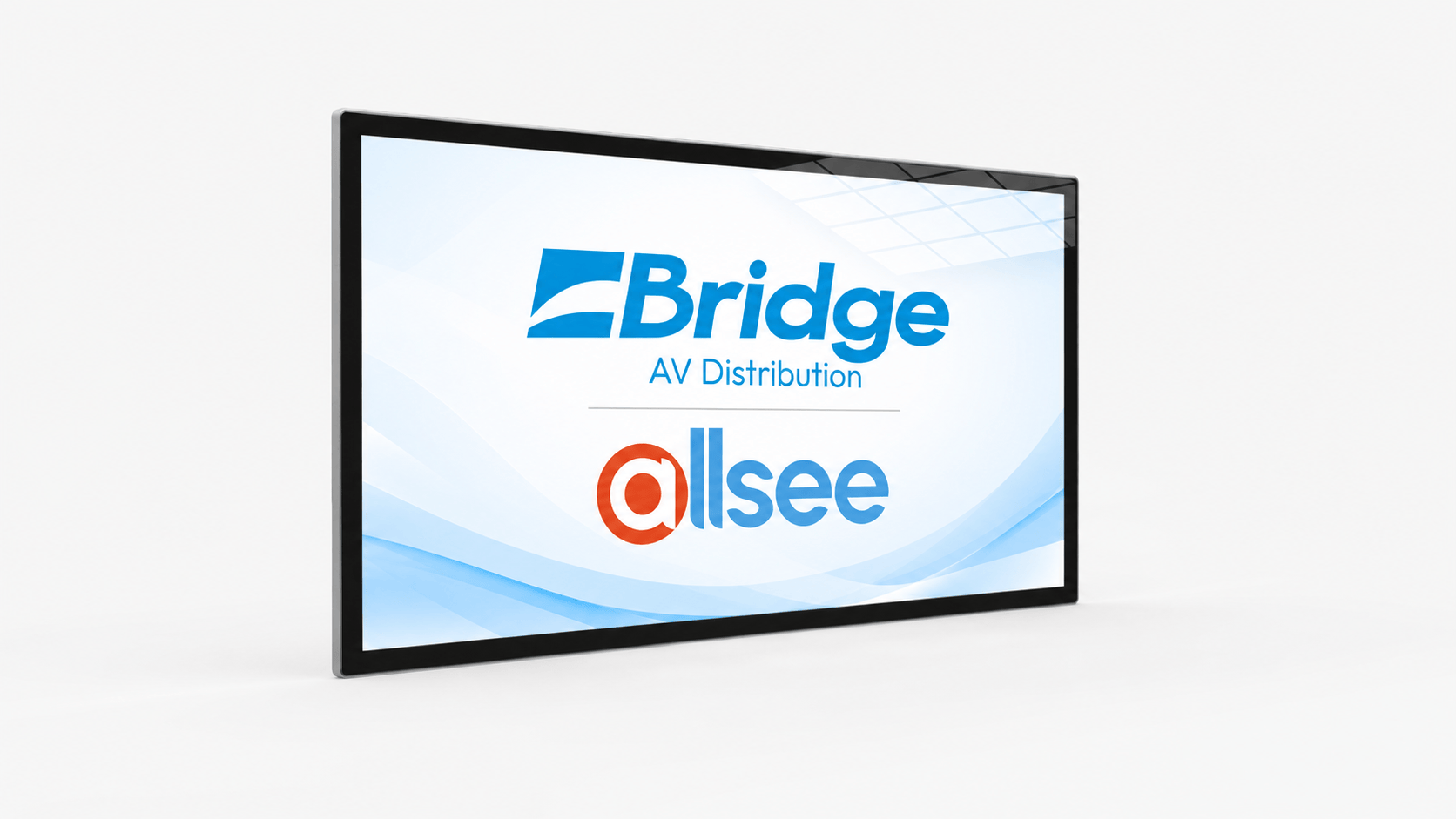 Allsee commercial display for public information and digital signage