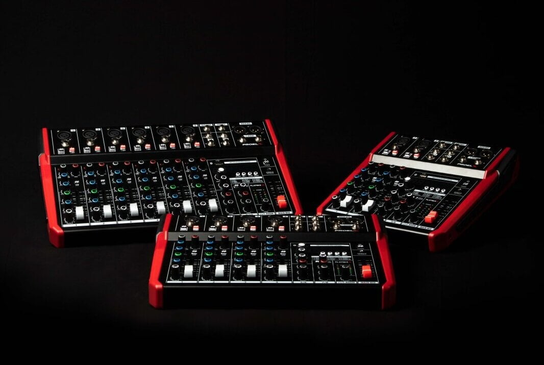 PROEL PLAYMIX compact mixer range