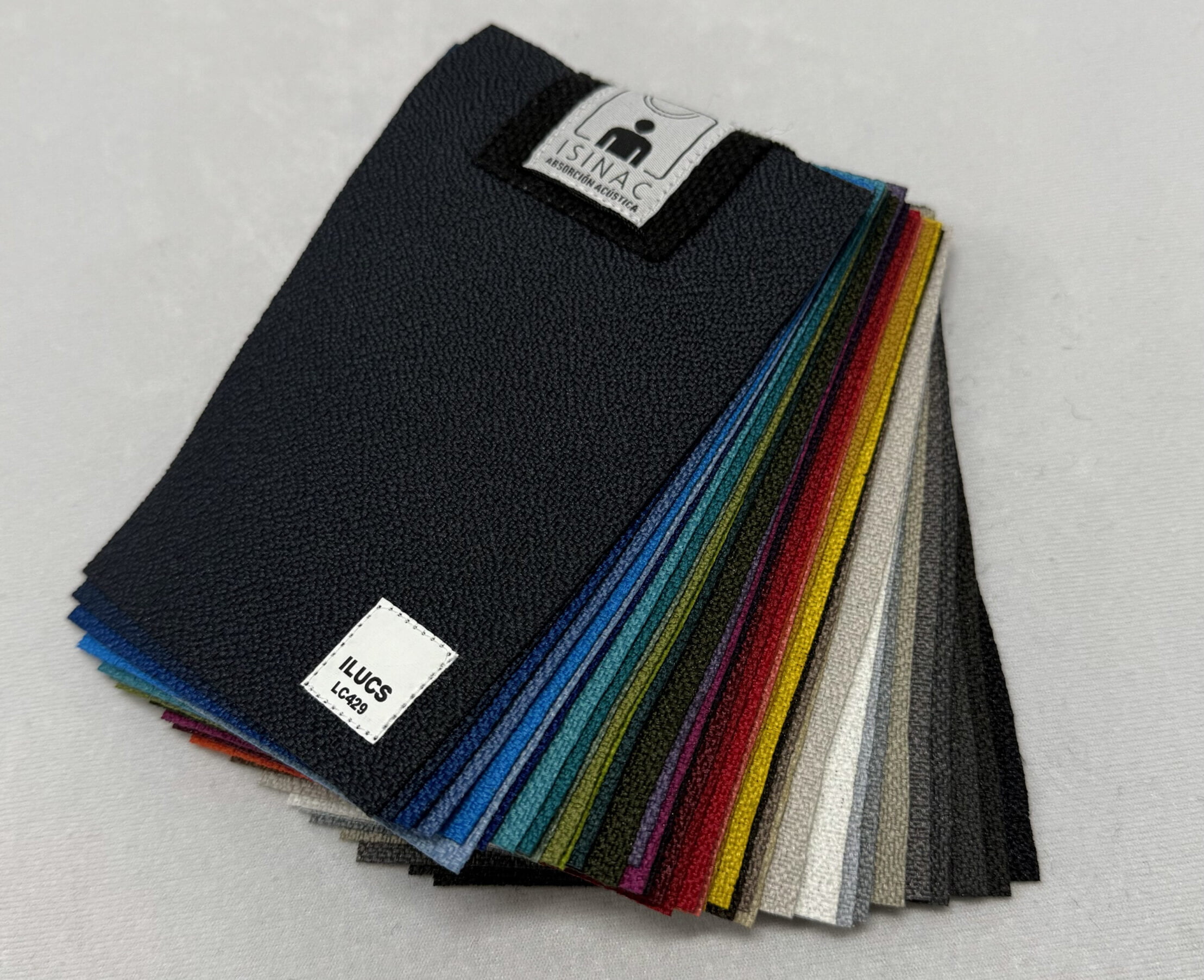 ISINAC acoustic panel colour options